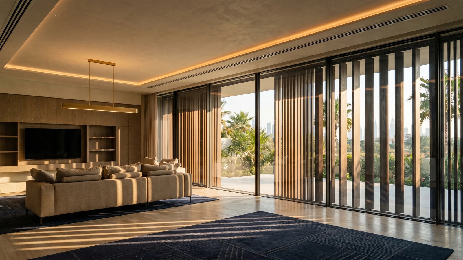 al safat 2 villa living room shading inline