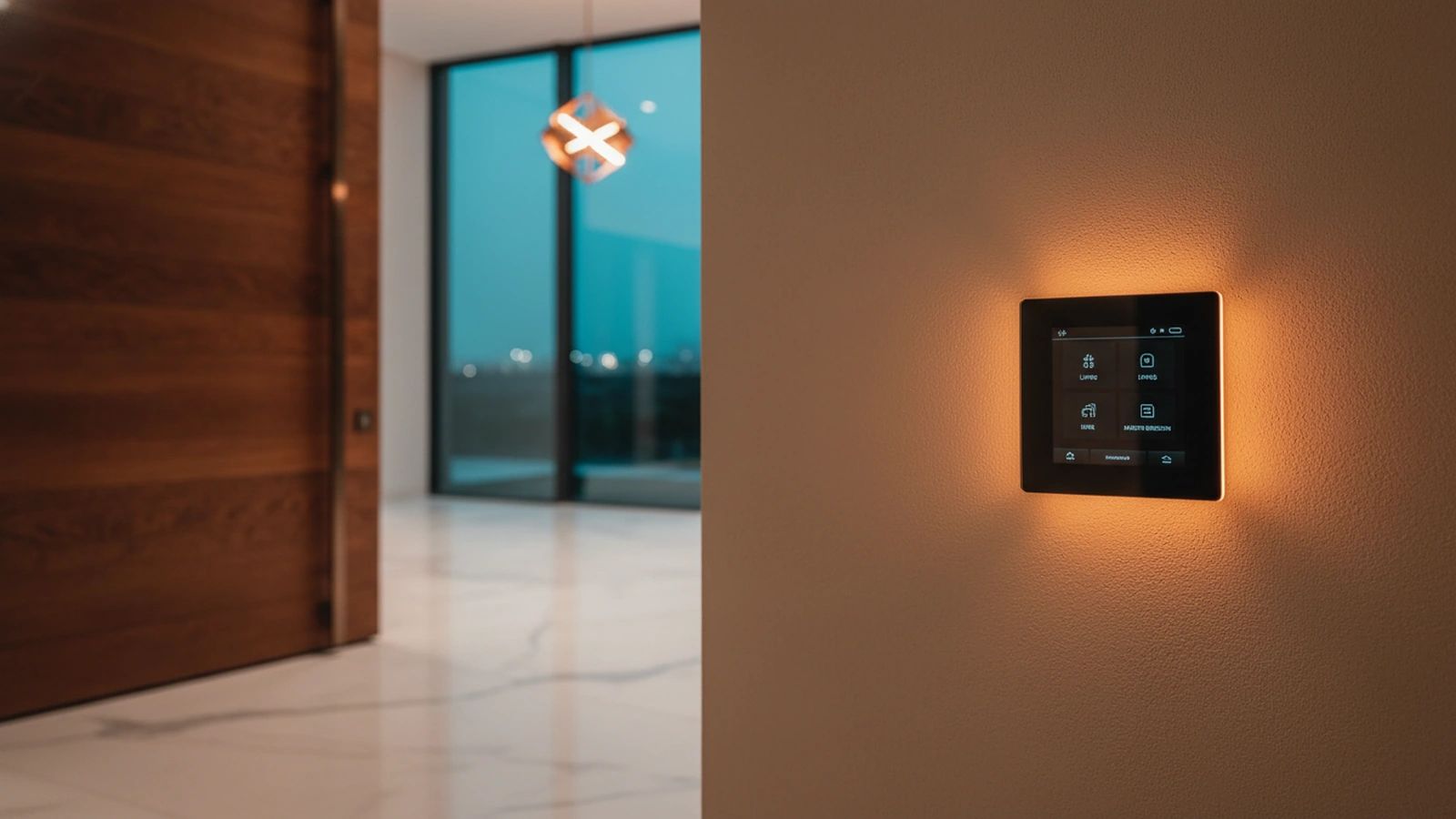 1Home Touch in a Dubai KNX Villa: Where a Single Touch Panel Earns Its Place